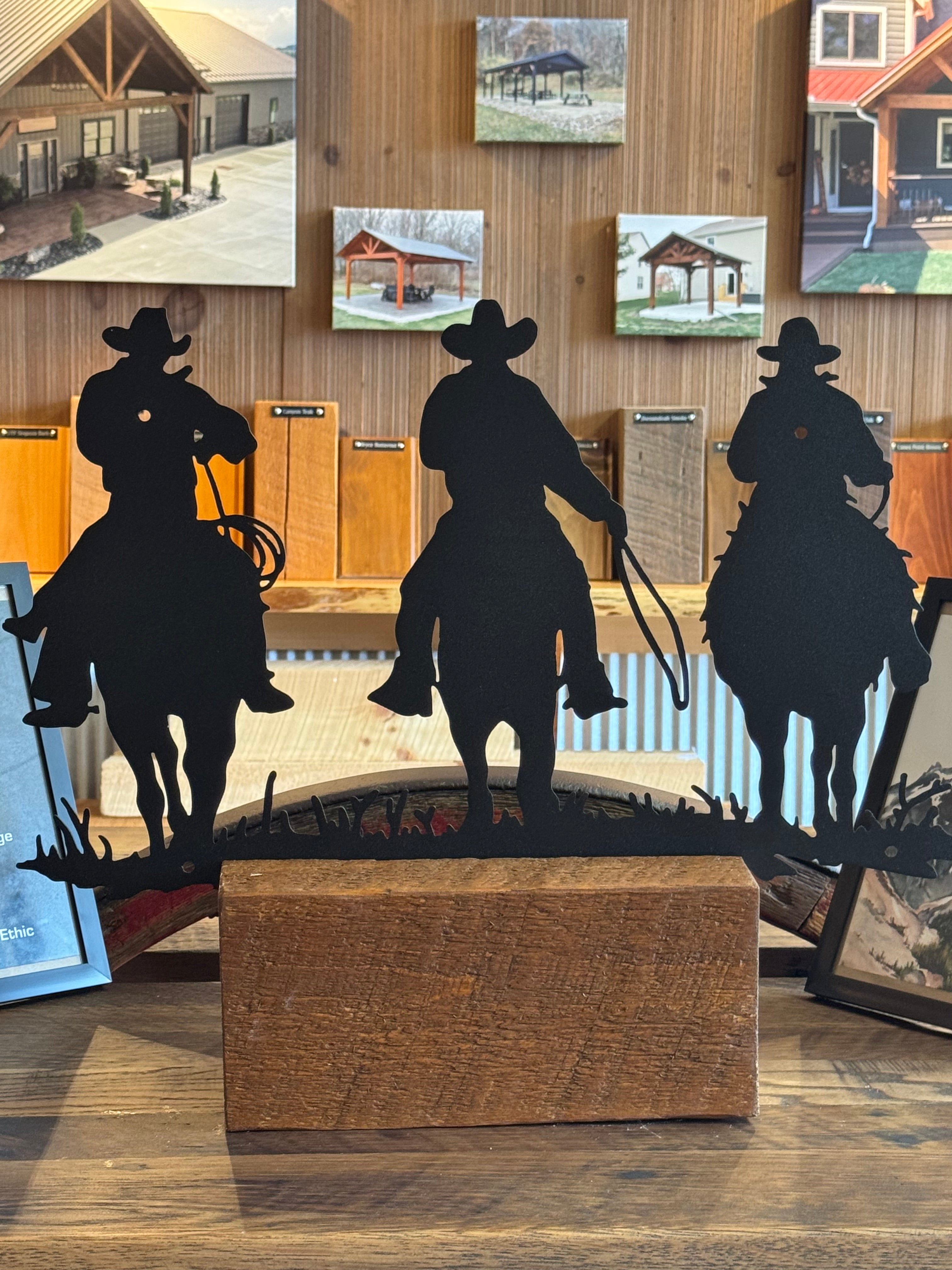3 Cowboys Metal Art